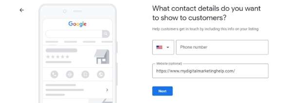 Add Business Phone Number Contact