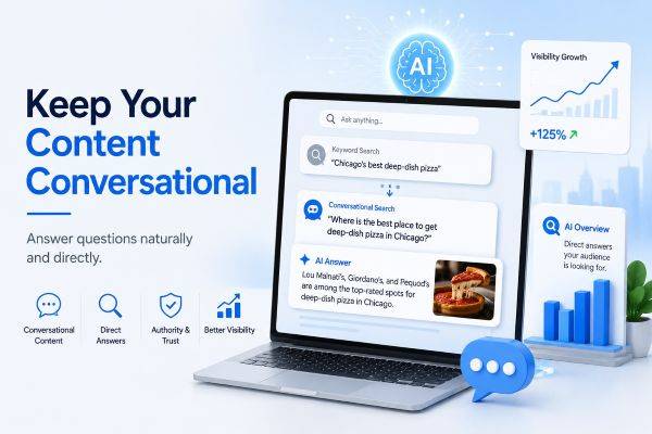 keep your content conversational