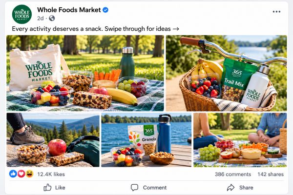 Whole Foods Social Media Posting and Customer Engagement